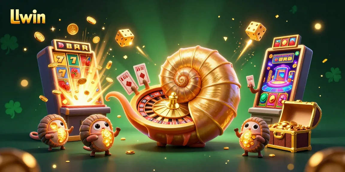 Experience Llwin's vibrant casino excitement with 3D characters, jackpots, and dynamic gaming elements.
