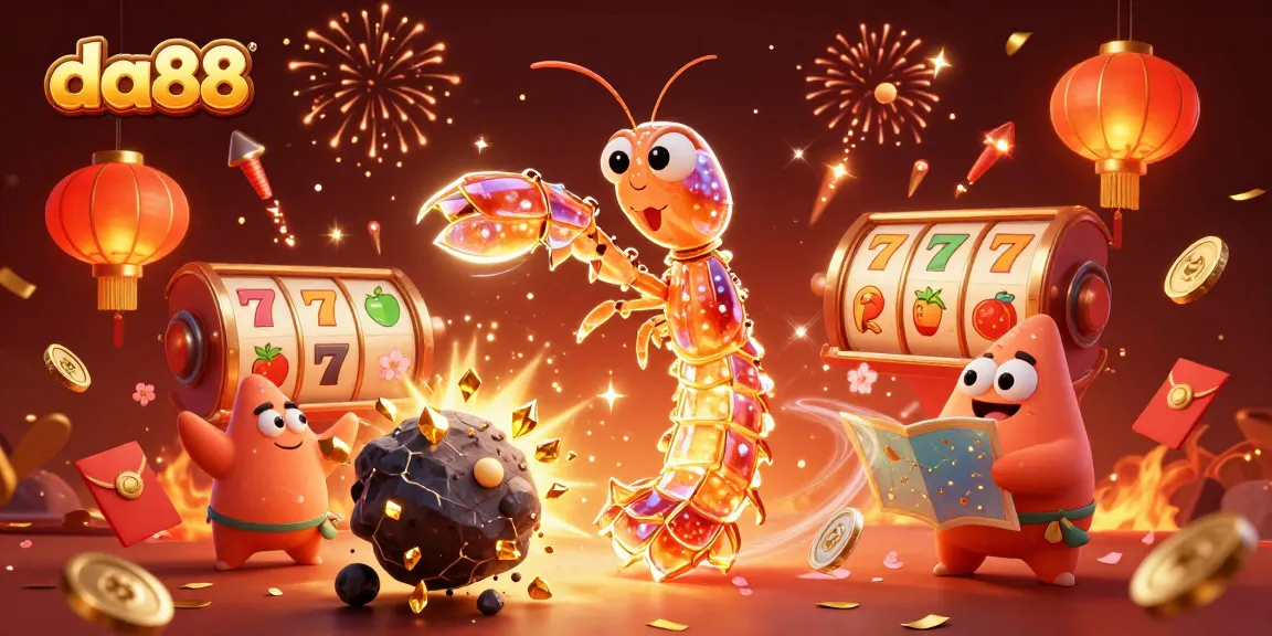 Win big with da88 at a vibrant casino scene filled with excitement and treasure.