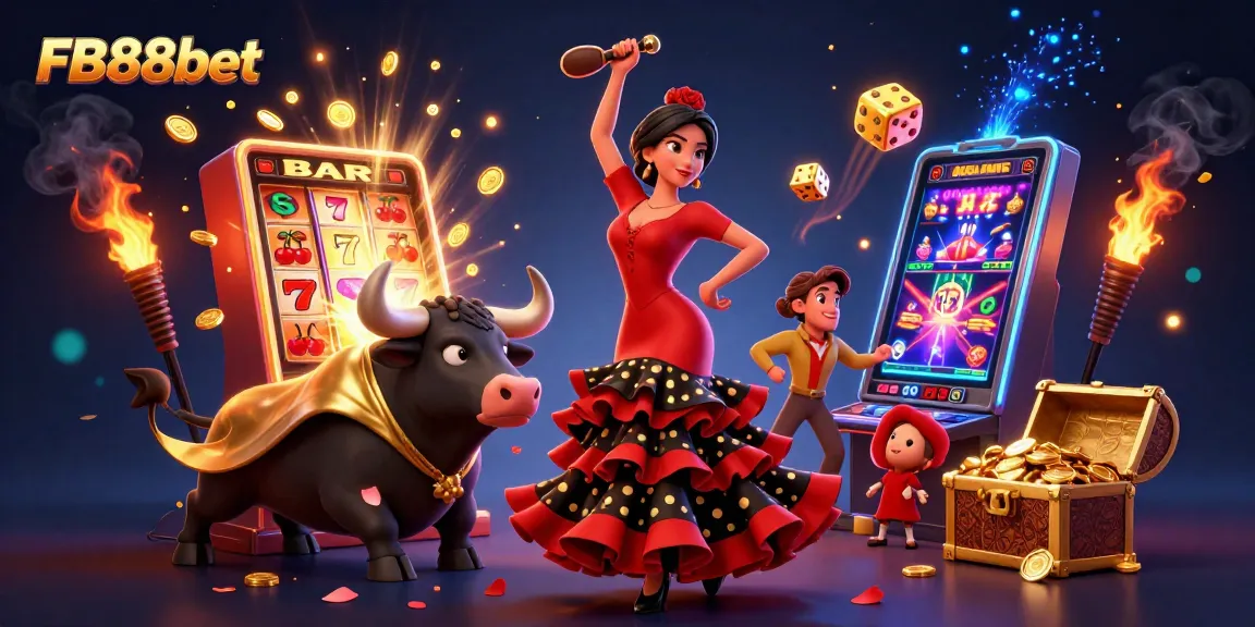 Experience the thrill of FB88bet with dynamic slots and a lively casino atmosphere, showcasing exciting game elements.