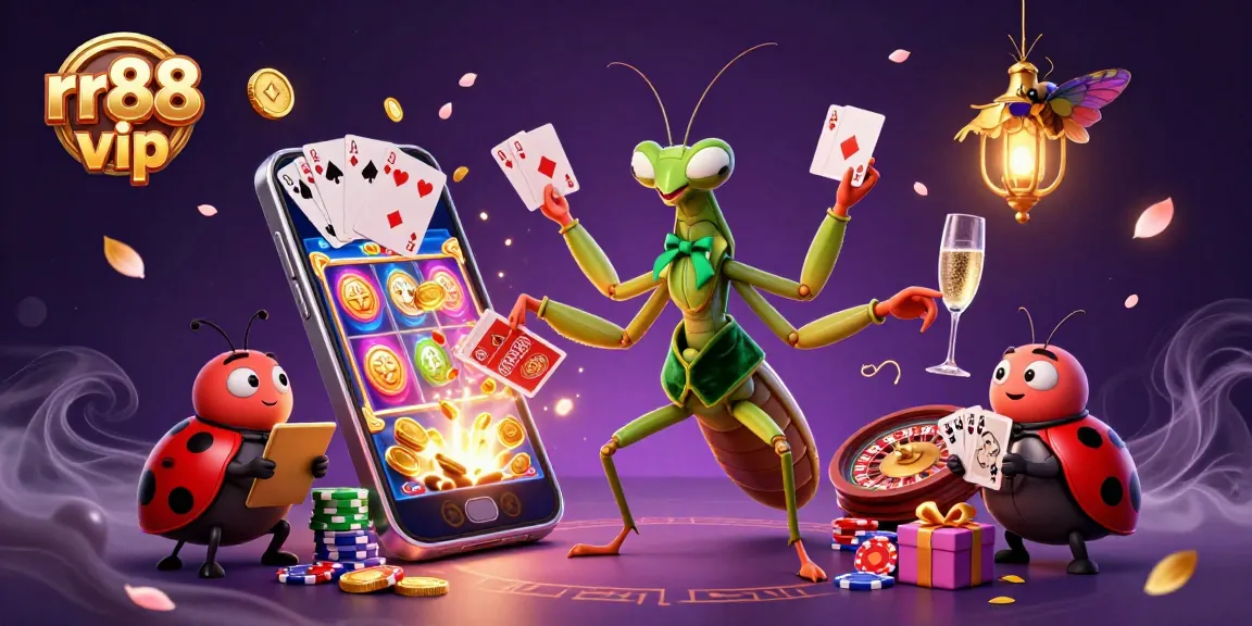 Experience rr88 vip excitement with vibrant casino elements and dynamic characters.