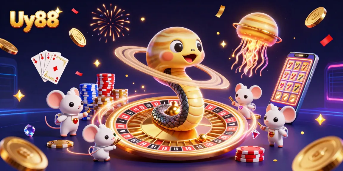 Experience thrilling bets at Uy88 with astronauts and cosmic gaming elements.