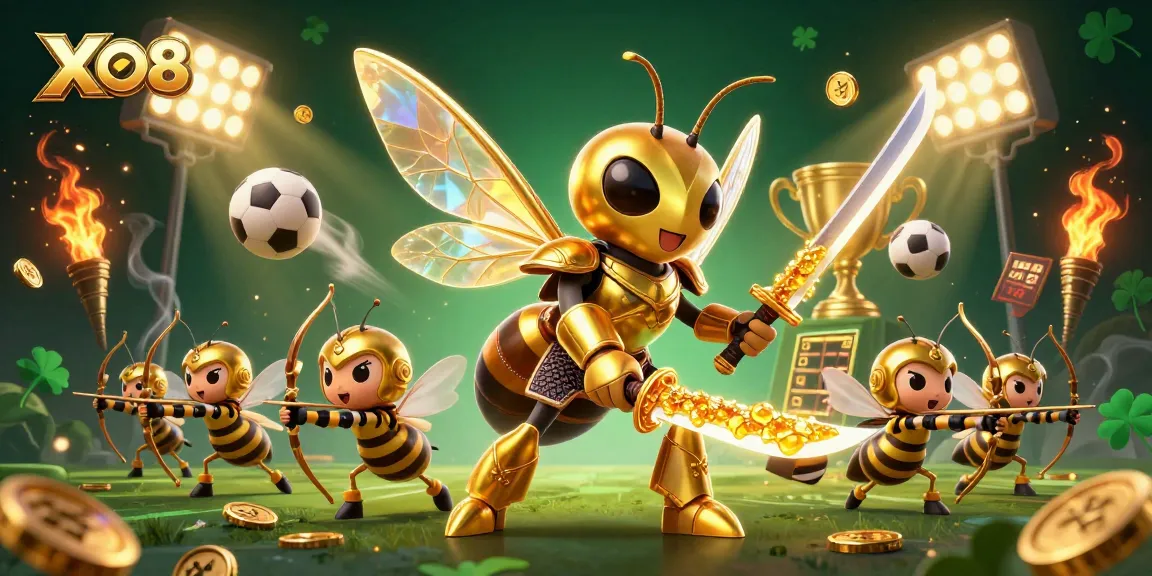 Experience the excitement of XO88 with a dynamic 3D casino illustration featuring vibrant characters and gambling elements.