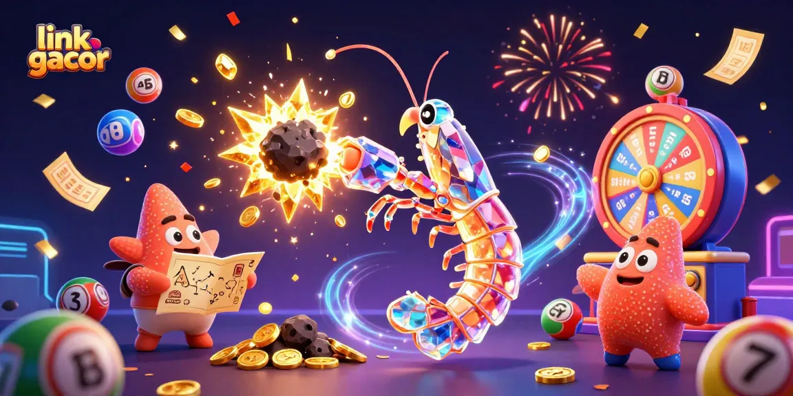 Experience the thrill of winning big with link gacor in this vibrant casino illustration.