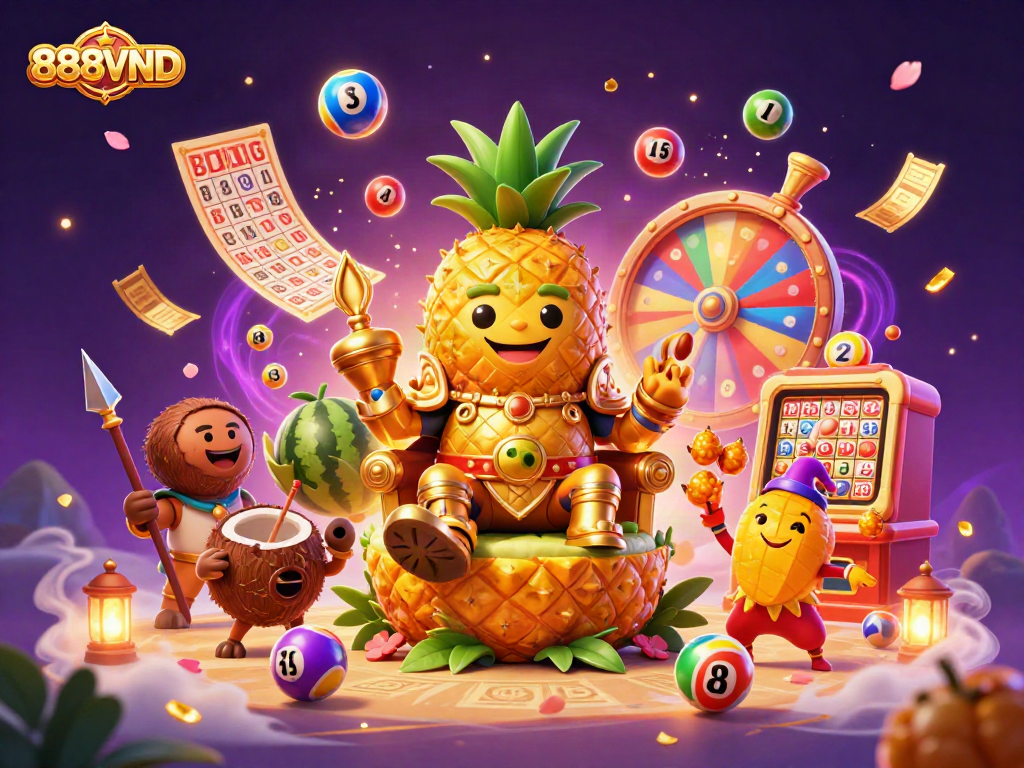 Engage with the colorful world of 888VND's exciting games featuring dynamic characters and vibrant elements.