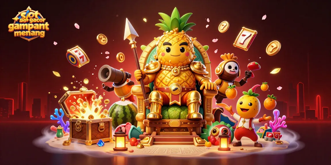 Experience the excitement of slot gacor gampang menang with vibrant characters and casino elements.