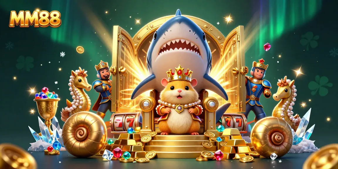 Experience exhilarating slots action and treasures with MM88's vibrant 3D illustration