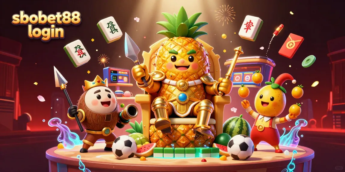 Experience sbobet88 login with vibrant characters, sports themes, and dynamic casino elements.