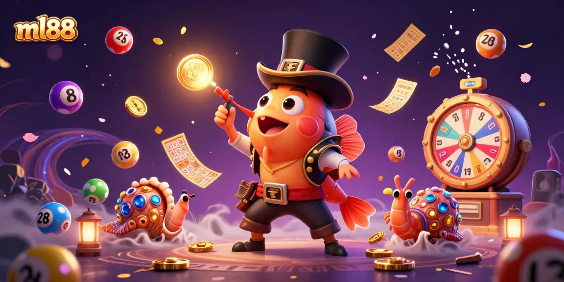 Experience ml88's thrilling underwater casino adventure with vibrant game elements and engaging characters.