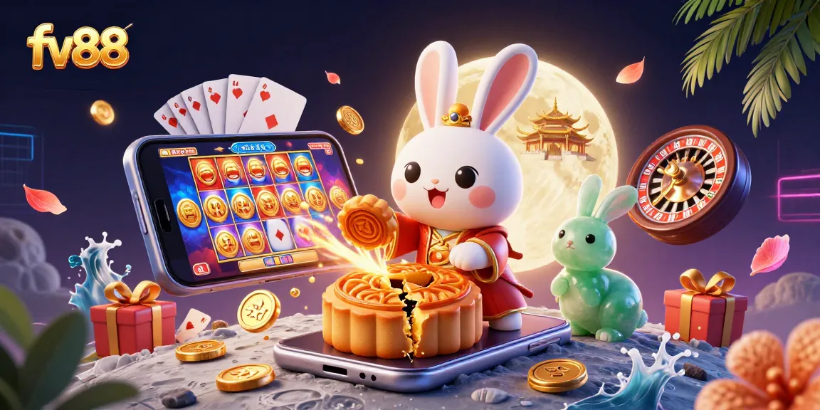 Experience thrilling gameplay on fv88 with vibrant poker chips and captivating slot machines.