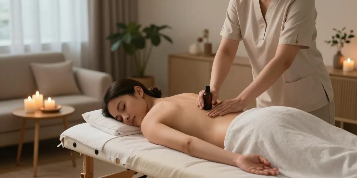 Experience soothing 논현동출장안마 with a massage therapist in a calming home setting.