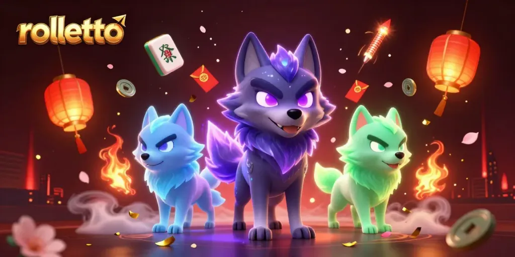 Experience thrilling gaming with rolletto, featuring a dynamic 3D casino scene filled with action and excitement.