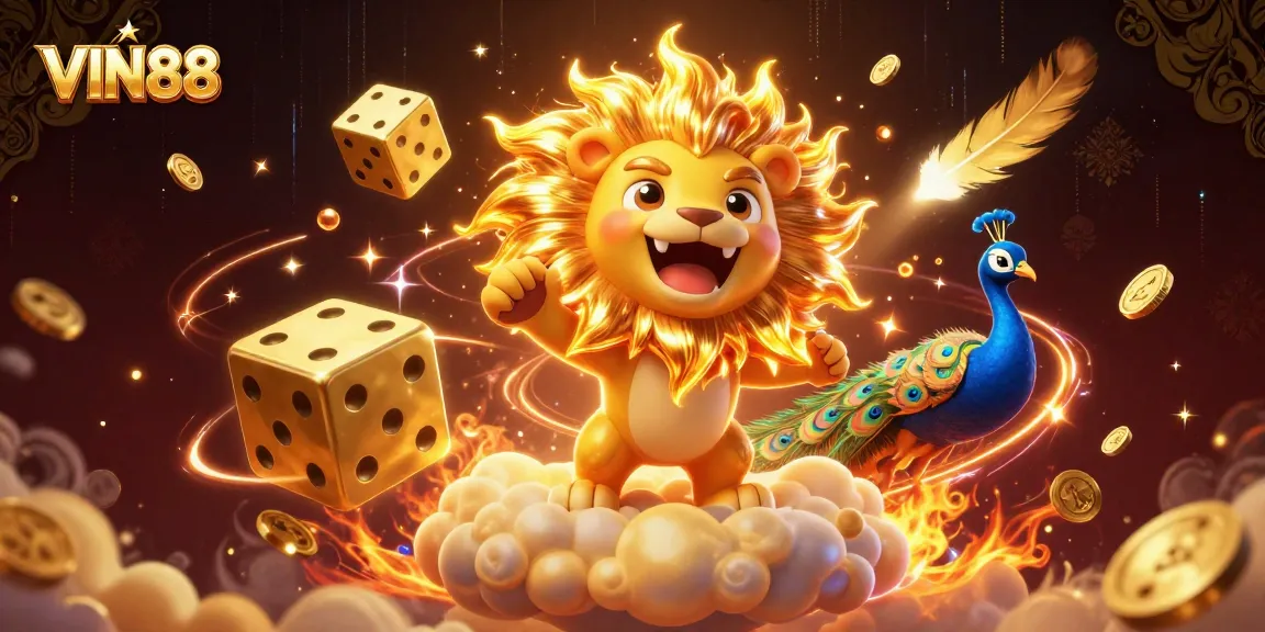 Experience thrilling gameplay at VIN88 with vibrant slot features and dynamic casino elements.