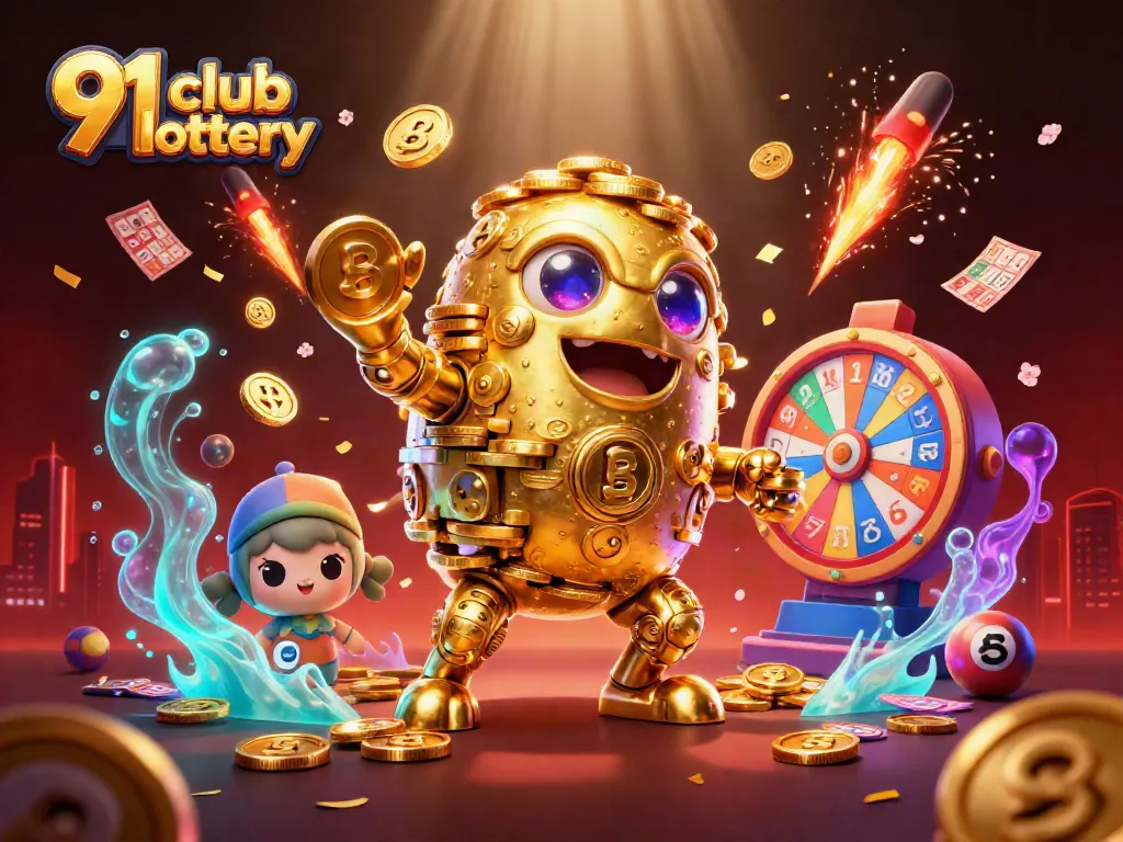 Engage with the thrilling 91 club lottery featuring dynamic gaming elements and vibrant characters.