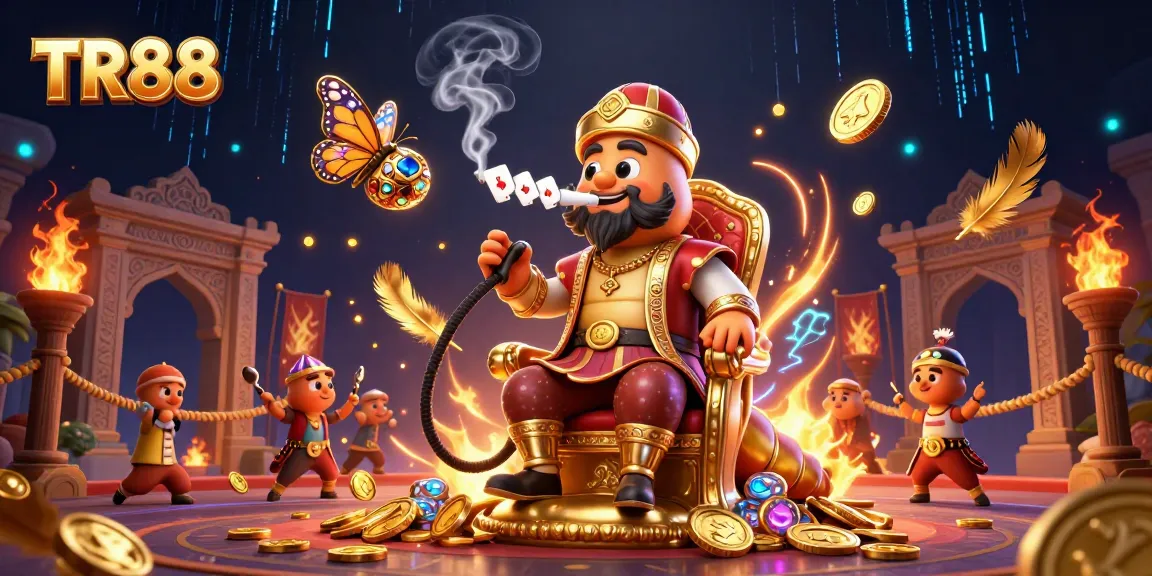 Engage in thrilling gaming at TR88's vibrant casino, featuring unique characters and dynamic elements.