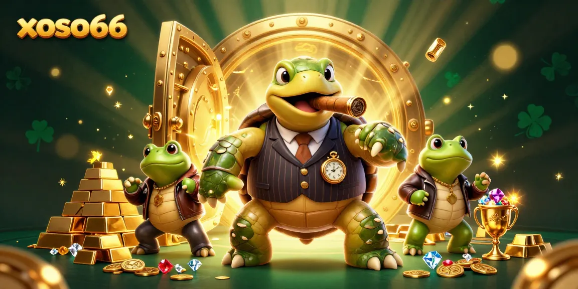 Experience thrilling wins with xoso66 in this vibrant 3D casino scene filled with treasures and excitement.