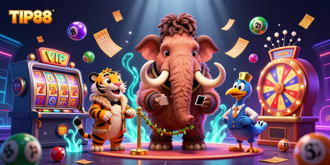 Watch TIP88 come to life with a vibrant casino scene featuring whimsical characters.
