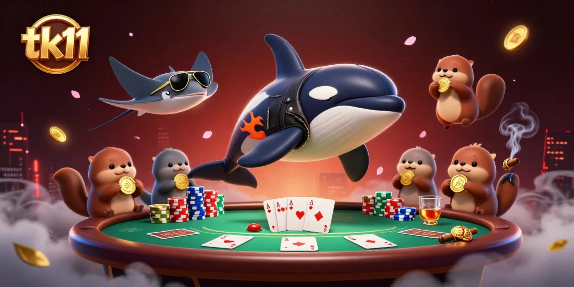 Experience thrilling gaming action at tk11 with vibrant characters and casino elements.