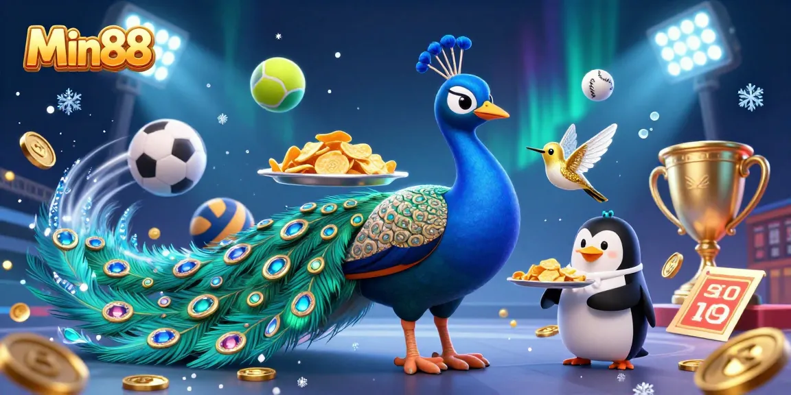 Min88 showcases an exciting 3D casino scene featuring vibrant characters and dynamic gaming elements.